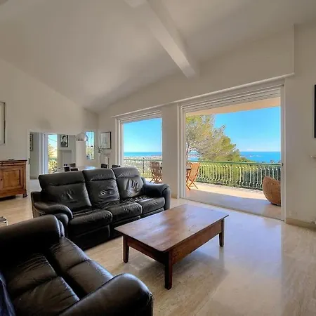 Frgk Le Petit Bois Panoramic View, Lush Garden Ultra-fast Wi-fi Near Cannes Vallauris